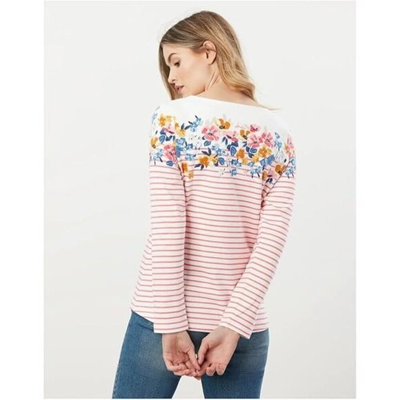 Joules Women's Harbour Print Long Sleeve Jersey Top Size US 22 Plus NWT - Picture 2 of 9
